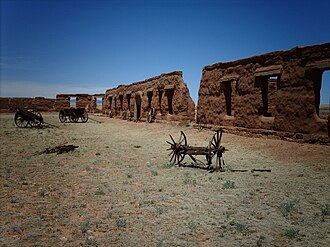 Fort Union National Monument, a defining Territorial building in Watrous, NM