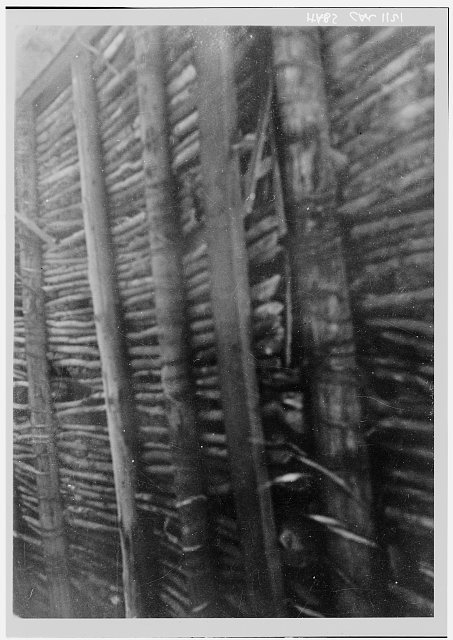 12.  Historic American Buildings Survey Lewis A. Koue Collection Photograph 1934 Rephoto 1960 ROOF OF OLD ADOBE - Sherwood Ranch, Natividad Road, Salinas, Monterey County, CA